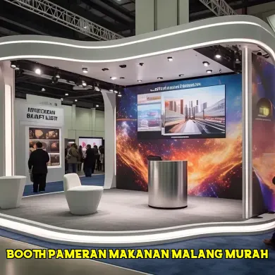 booth pameran makanan malang murah